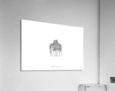Zebra Love Acrylic Print