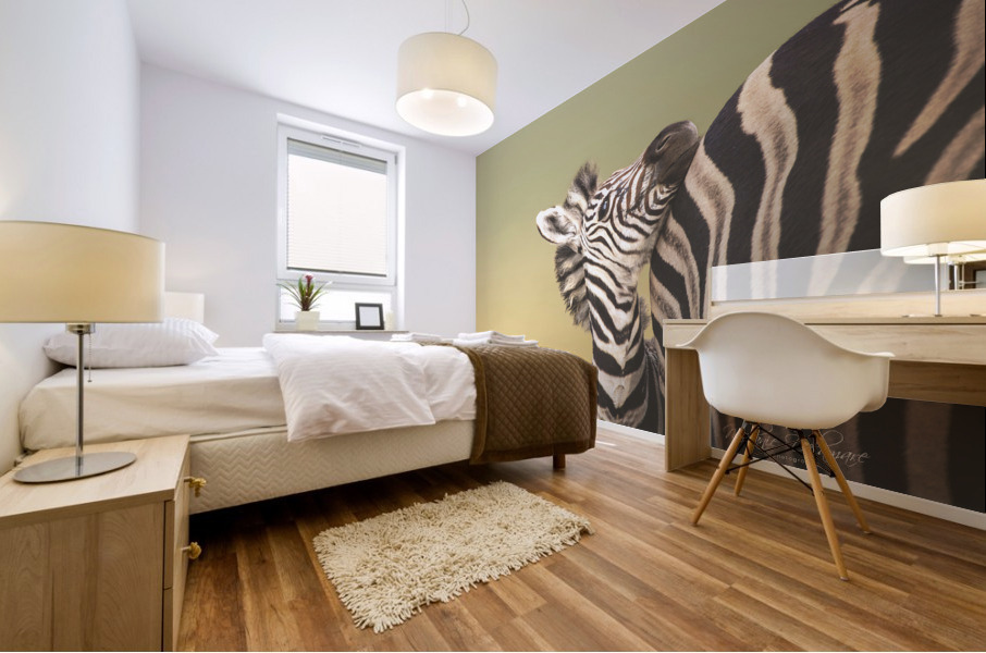 Strippy Foal Mural print