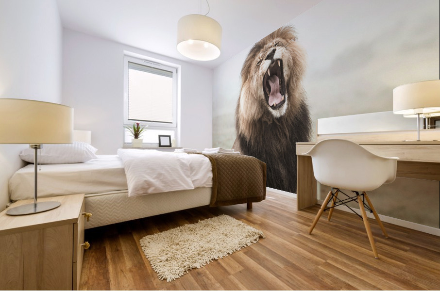 Lion Voice Mural print