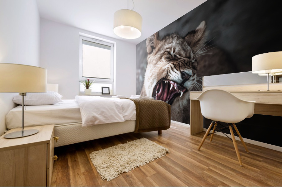 Blinded Cub Mural print