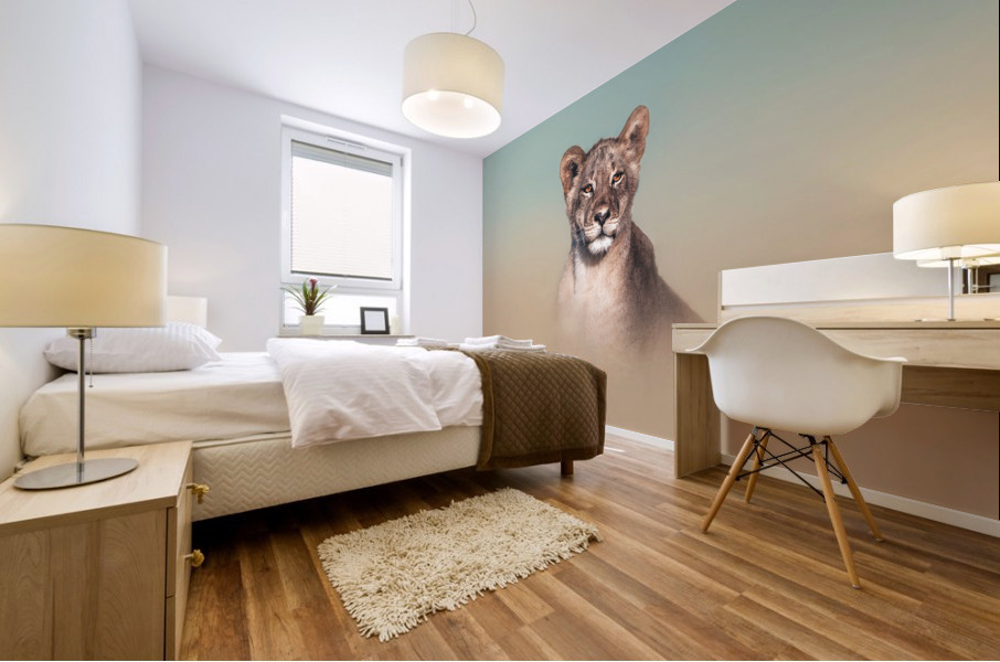 Lady Leo Mural print