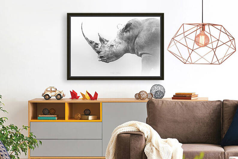 Showing Off - White Rhino BNW by Melanie Delamare