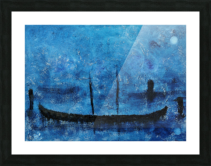 Venice at night Picture Frame print