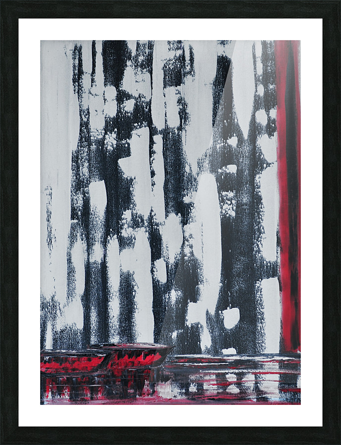 Red boats Picture Frame print