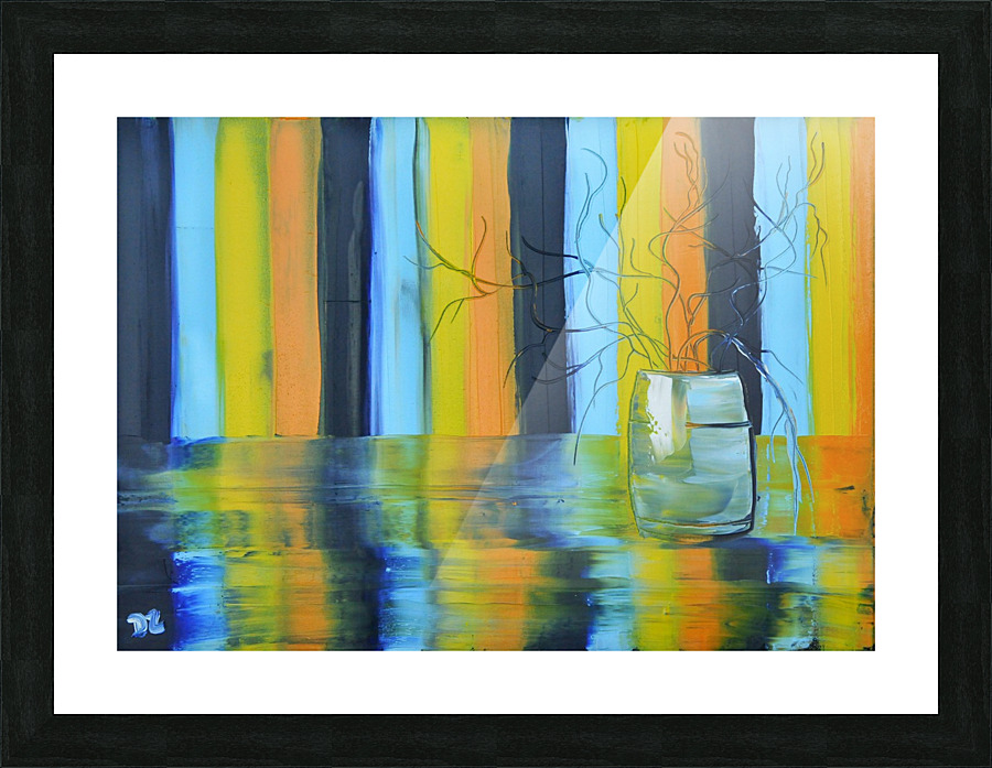 City flower Picture Frame print