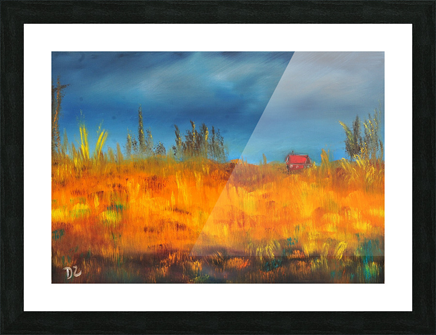 In the field Picture Frame print