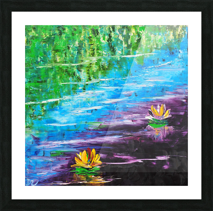 Lily pond Picture Frame print