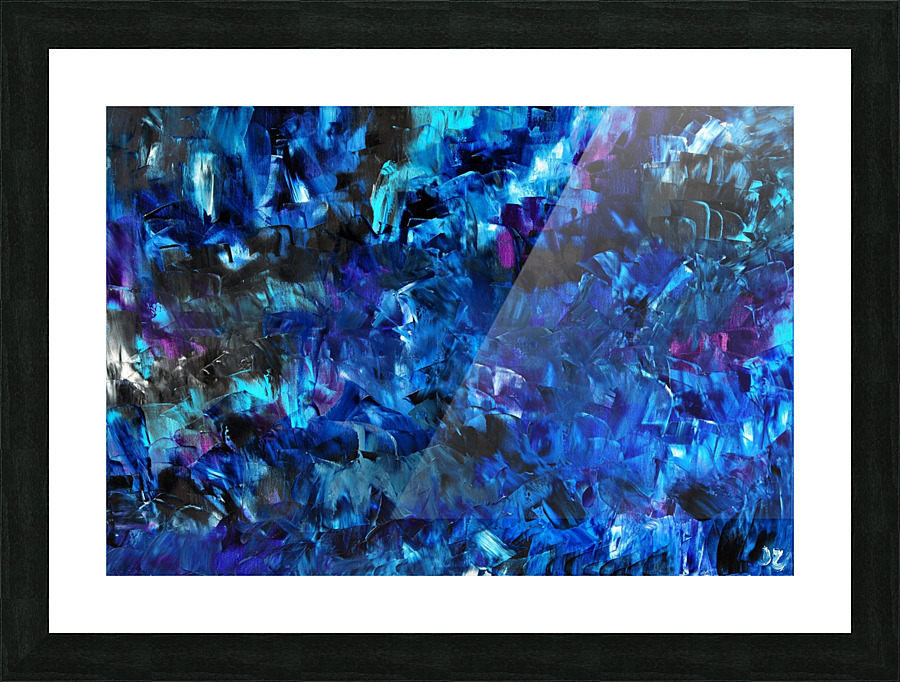 Clouds before the storm Picture Frame print