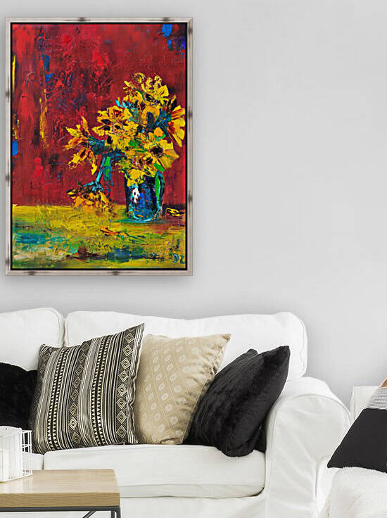 7 sunflowers Reproduction