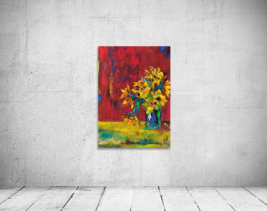 7 sunflowers Wall Preview