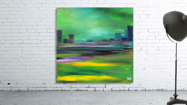 City at spring Wall Preview