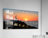 Strumble Head Sunset Panorama Impression acrylique