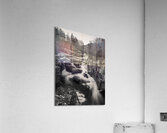 Black Water Falls Acrylic Print