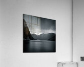 Fjord Rain Acrylic Print