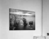 Green Bridge of Wales - Black and White Edition Impression acrylique