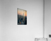 Trump Tower Chicago Sunset Acrylic Print