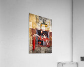 Woman with a Red Scarf Acrylic Print