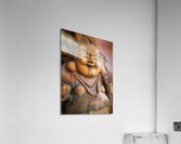 Wooden Buddha Impression acrylique
