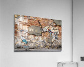 Boy With Dinosaur Impression acrylique