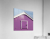 Purple Beach Hut Acrylic Print