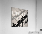 Rusty Railings Acrylic Print