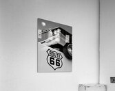 Vintage Route 66 Impression acrylique