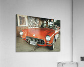 Route 66 Classic Corvette Impression acrylique