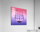 Circles and Squares Glass Acrylic Print