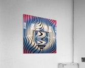 Waves Glass Impression acrylique