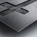 Cross at Twr Mawr Lighthouse Metal print