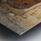 Pjazza Mesquita Mdina Metal print