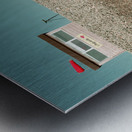 Cloud Swimmer Metal print