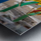 Maltese Luzzu Boats Metal print