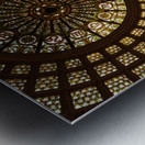 Tiffany Dome and Chandelier Metal print