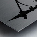 Moon Over River Point Metal print