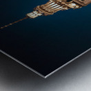 Wrigley Building Clock Tower Impression metal