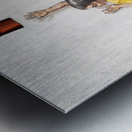 Boy on Chair Metal print