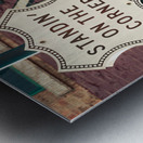 Standin on a Corner Impression metal