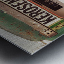 Vintage Kerosene Pump Metal print