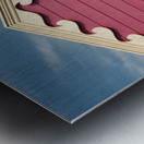 Beach Hut Waves Impression metal