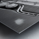 Vintage Route 66 Impression metal