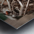 Fish Market Bicycles Metal print