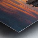 Fire Over Dunnottar Metal print