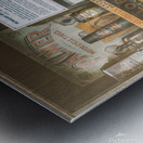 Vintage Garage Workshop Metal print