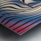 Waves Glass Impression metal