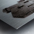 Slains in the Fog Metal print