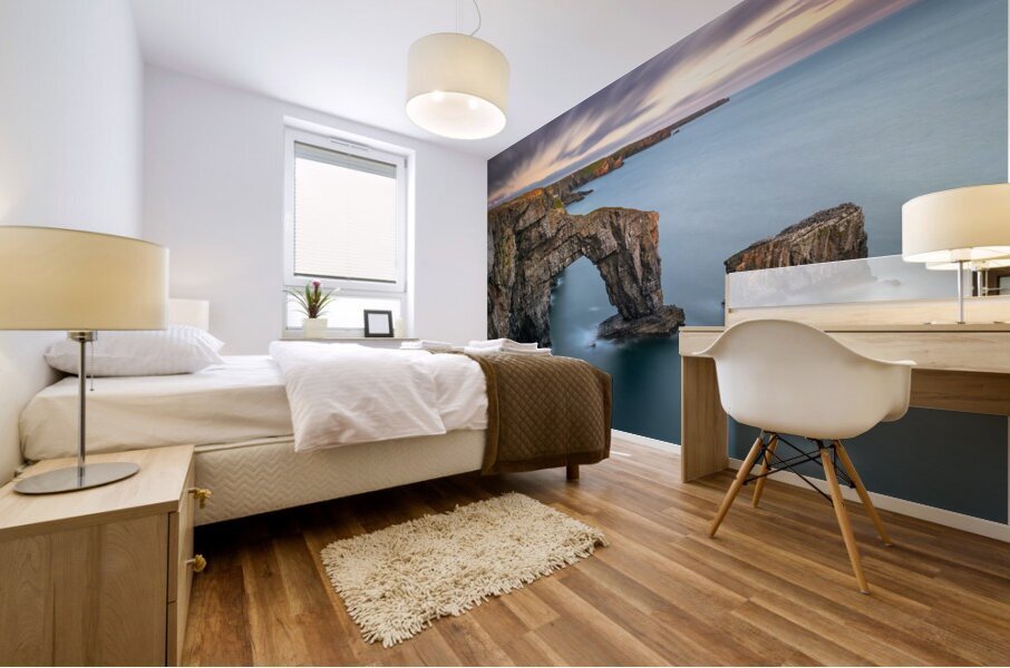 Green Bridge of Wales Mural print