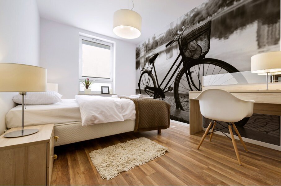 Bicycle by Hoan Kiem Lake Impression murale