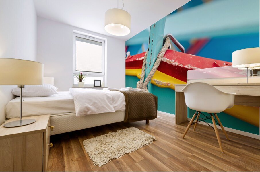 Maltese Luzzu Boat Tie Mural print