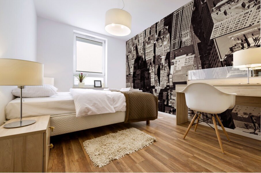 New York Shadow Mural print